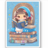 Meisjes van de Wereld Lezen - Israël Sticker (Voorkant)