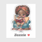 Meisjes van de Wereld Lezen - Kenia Sticker (Vel)