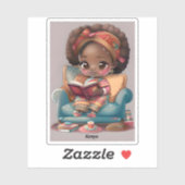 Meisjes van de Wereld Lezen - Kenia Sticker (Vel)