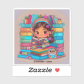 Meisjes van de Wereld Lezen - Lenca van El Salvado Sticker (Vel)