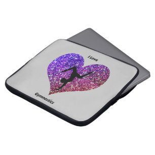 Meisjes van Glitter-laptophoes Laptop Sleeve