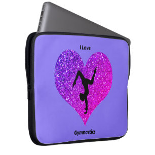 Meisjes van Glitter-laptophoes Laptop Sleeve