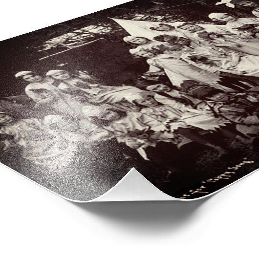 Meisjes van het bos foto afdruk (Hoek)