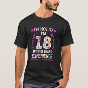 Meisjes van maart 1985 37 verjaardag 37 jaar oud t-shirt