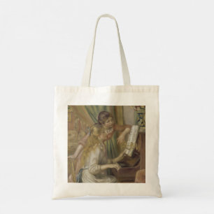 Meisjes van Renoir aan de Piano Tote Bag