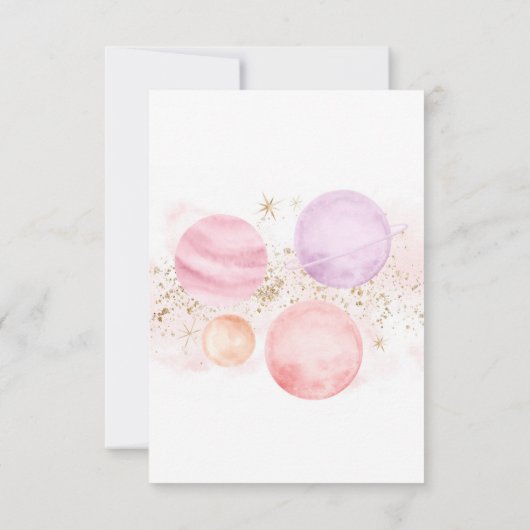 Meisjes van rond bedankkaart (Achterkant)