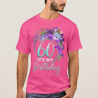 Meisjes van vrouwen 60 Het is mijn zestigste verja T-shirt