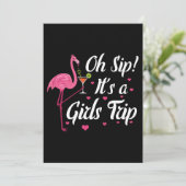 Meisjes van vrouwen die de zomervakantie uitkomen kaart (Staand voorkant)