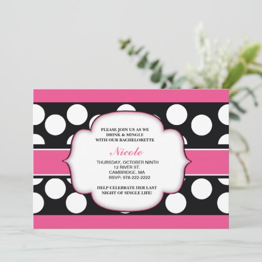 Meisjes vanavond vieren kaart (Staand voorkant)