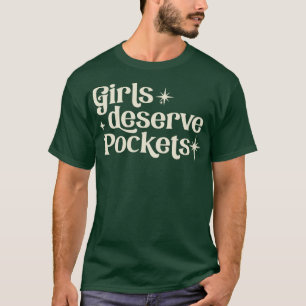 Meisjes verdienen geld t-shirt