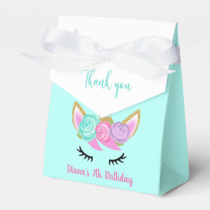 Meisjes Verjaardag Eenhoorn Bedankdoosjes