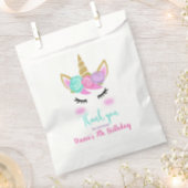Meisje's Verjaardag Eenhoorn Thema Bedankzakje