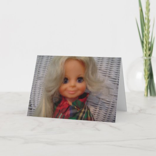 Meisjes Verjaardag - kaart (Voorkant)
