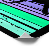 Meisjes Verjaardag Lacrosse Retro Sticks Lacrosse  Poster (Hoek)