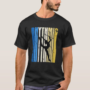 Meisjes Verjaardag Ritmische Gymnastiek Retro Coac T-shirt