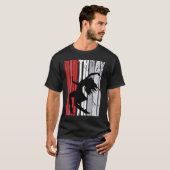 Meisjes Verjaardag Rode Dans Danser Expressieve Mu T-shirt (Voorkant volledig)