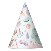 Meisjes Verjaardagsfeest Spa Thema Feesthoedjes (Voorkant)