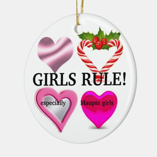 Meisjes versus Boys Ornament (Links)