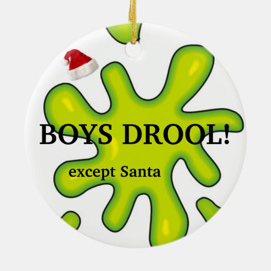 Meisjes versus Boys Ornament (Achterkant)