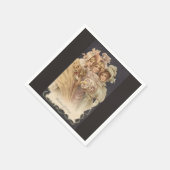 Meisjes Victoriaans Kerstmis Papier Servetten (Hoek)