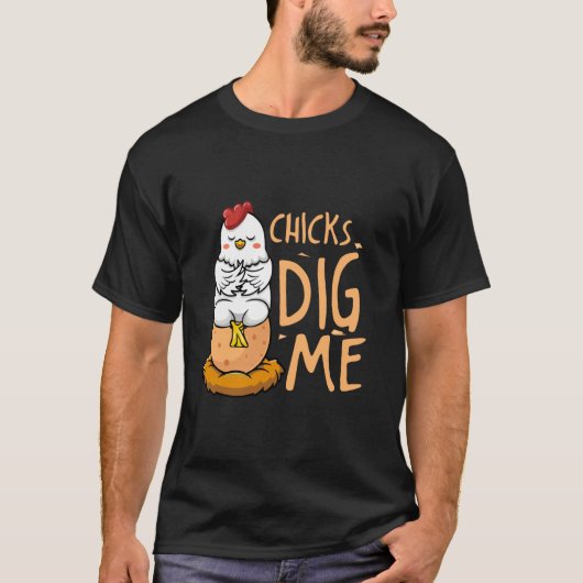 Meisjes vinden me leuk t-shirt (Voorkant)