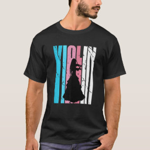 Meisjes Viool Orkest Kleuren Tiener Teammate Coach T-shirt