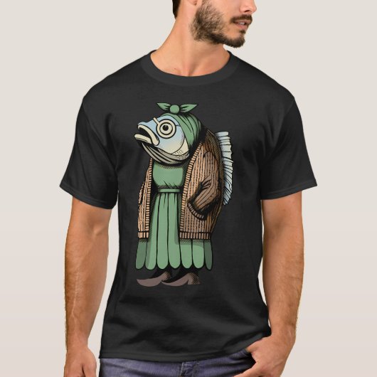 Meisjes vissen meerval t-shirt (Voorkant)