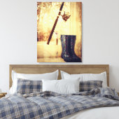 Meisjes vissen ook canvas afdruk (Insitu (Slaapkamer))