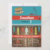 Meisjes Vist Kinderen van Birthday Kaart (Voorkant)