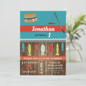 Meisjes Vist Kinderen van Birthday Kaart (Staand voorkant)