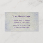 Meisjes vliegen ook! Regenboogforel Visitekaartje (Achterkant)