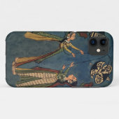 Meisjes vliegende vliegers, Kulu folk schilderij, Case-Mate iPhone Case (Achterkant (horizontaal))