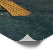 Meisjes vliegende vliegers, Kulu folk schilderij,  Poster (Hoek)