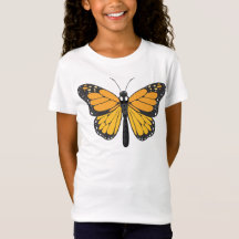 "Meisjes vlinder design T-shirt"