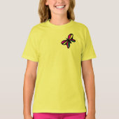 Meisjes vlinder T-shirt (Voorkant)