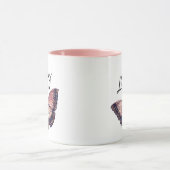 Meisjes-vlindermonogram Mok (Midden)