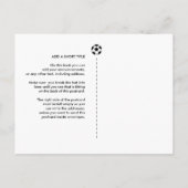 Meisjes Voetbal Briefkaart (Achterkant)