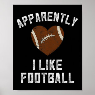 Meisjes Voetbal Feest Outfit Grappige Voetbal Spul Poster