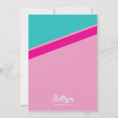 Meisjes Voetbal Geachte Birthday Party Kaart (Achterkant)