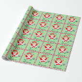 Meisjes Voetbal Kerstcadeau Cadeaupapier (Uitgerold)
