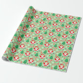 Meisjes Voetbal Kerstcadeau Cadeaupapier (Uitgerold)