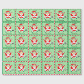 Meisjes Voetbal Kerstcadeau Inpakpapier (Vlak)