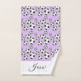 Meisjes Voetbal Roze Kind Handdoek