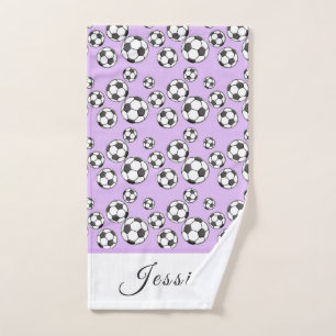 Meisjes Voetbal Roze Kind Handdoek