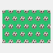 Meisjes Voetbal Vakantie Cadeauverpakking Papier Inpakpapier Vel (Voorkant 2)