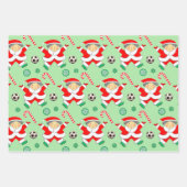 Meisjes Voetbal Vakantie Cadeauverpakking Papier Inpakpapier Vel (Voorkant)