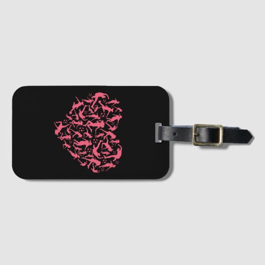 Meisjes Voetbal - Vrouwenspelers Bagagelabel (Voorkant (horizontaal))