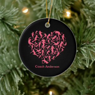 Meisjes Voetbal - Vrouwenspelers Keramisch Ornament