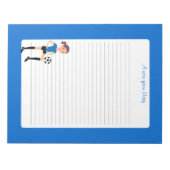 Meisjes Voetbalspeler Persoonlijk Notitieblok (Voorkant)