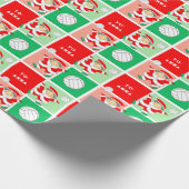 Meisjes Volleybal Kerst Cadeaupapier (Hoek)